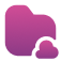 Cloud business infrastructure icon highlighting services from the Best web design company in Qatar.