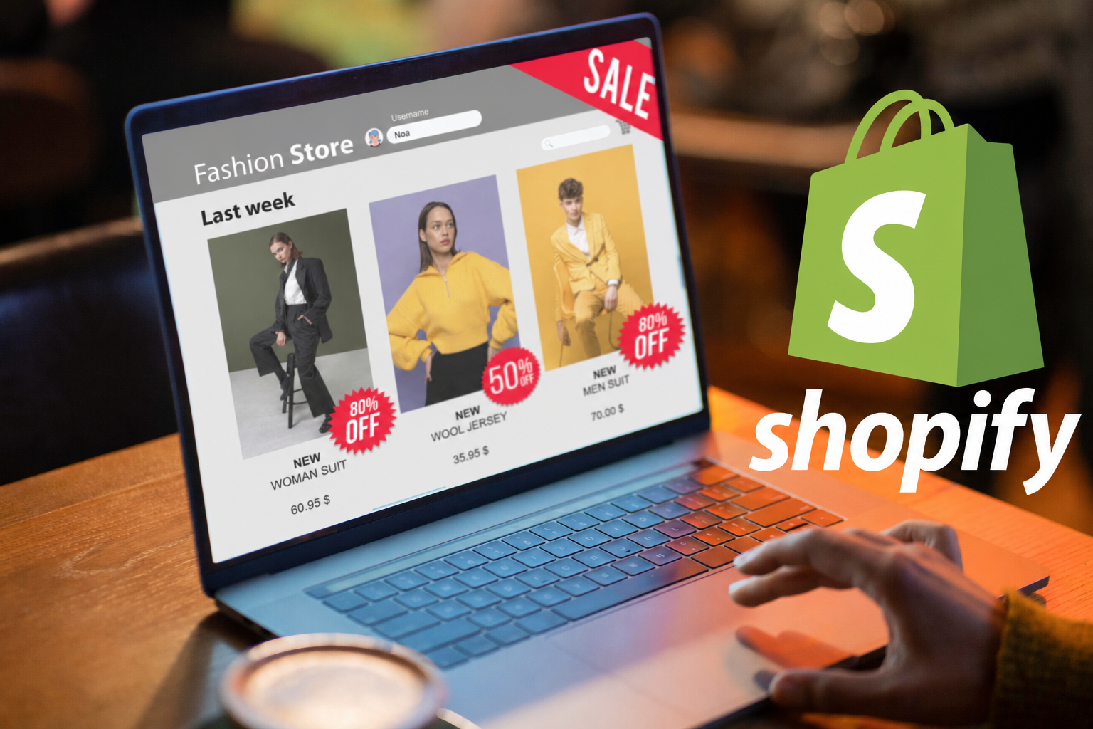Professional Shopify web design crafted by an expert Shopify website developer from our leading Ecommerce development company.